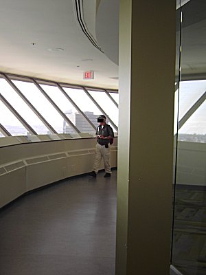 Die Besucherplattform im Horbour Centre Lookout