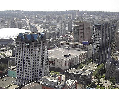 Auf dem Dach des Police Departments